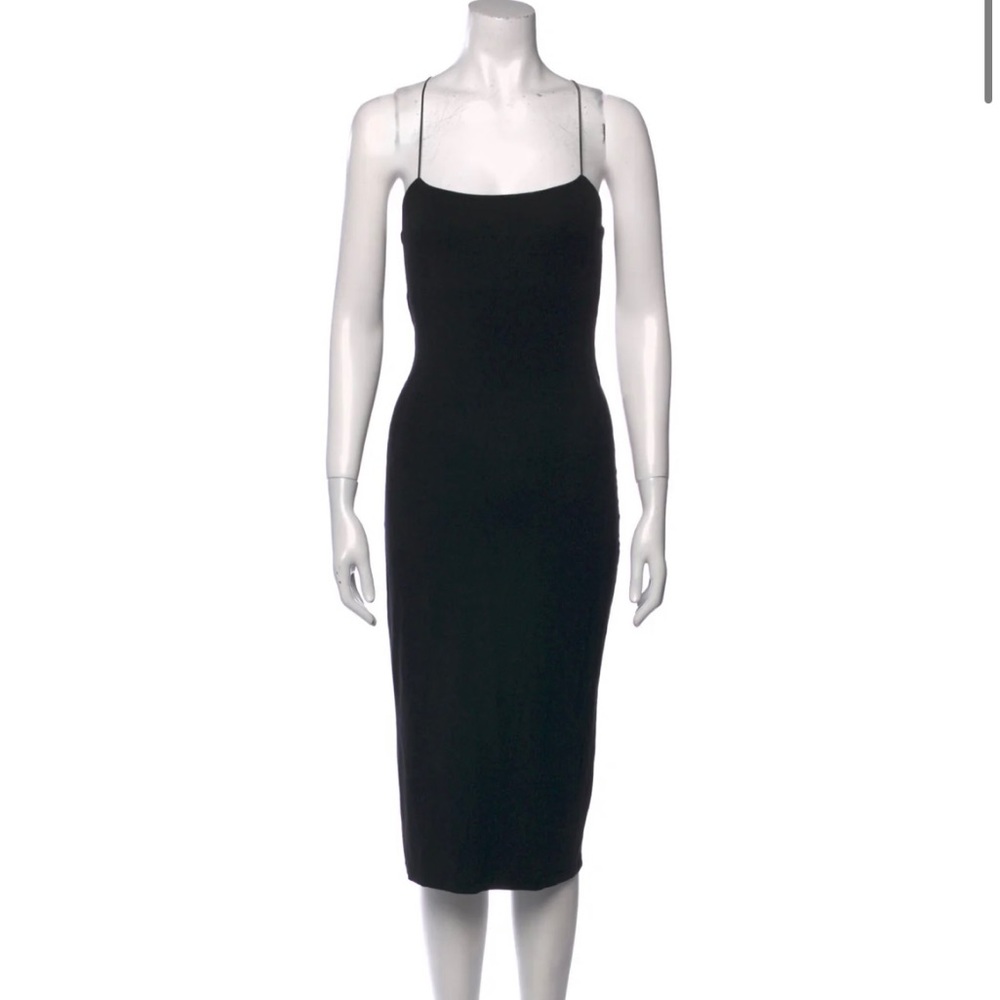T by Alexander Want stretch knit midi dress Navy XS